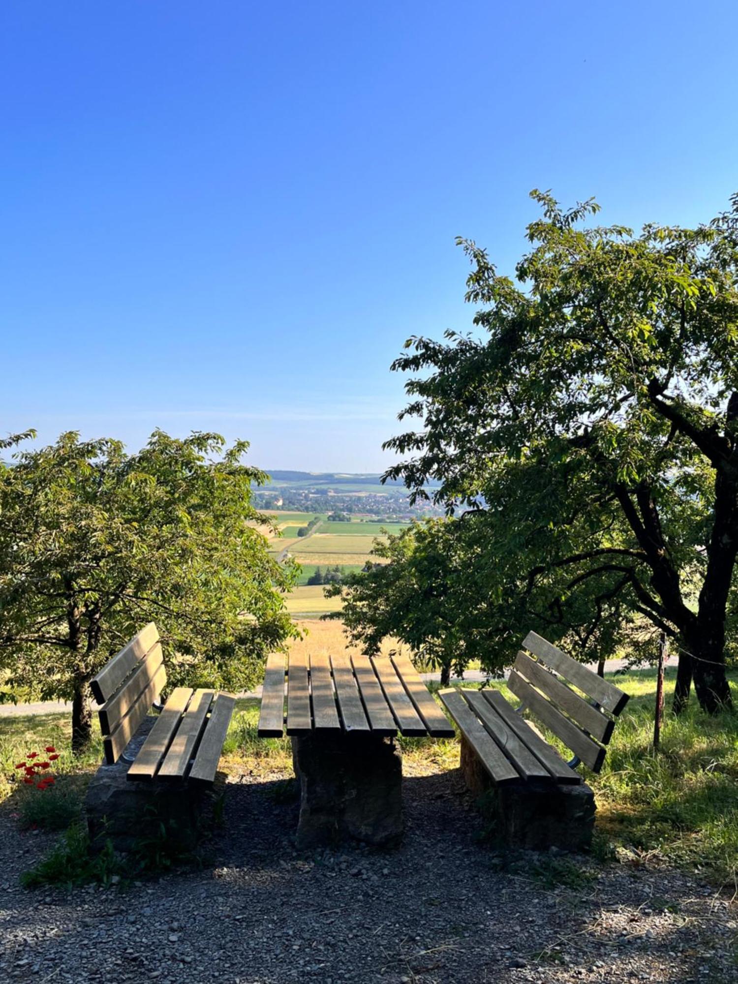 Ferienhaus Weinbergblick - Nahe Wuerzburg - 2 Schlafzimmer - Familienfreundlich - Terrasse Unterleinach Экстерьер фото